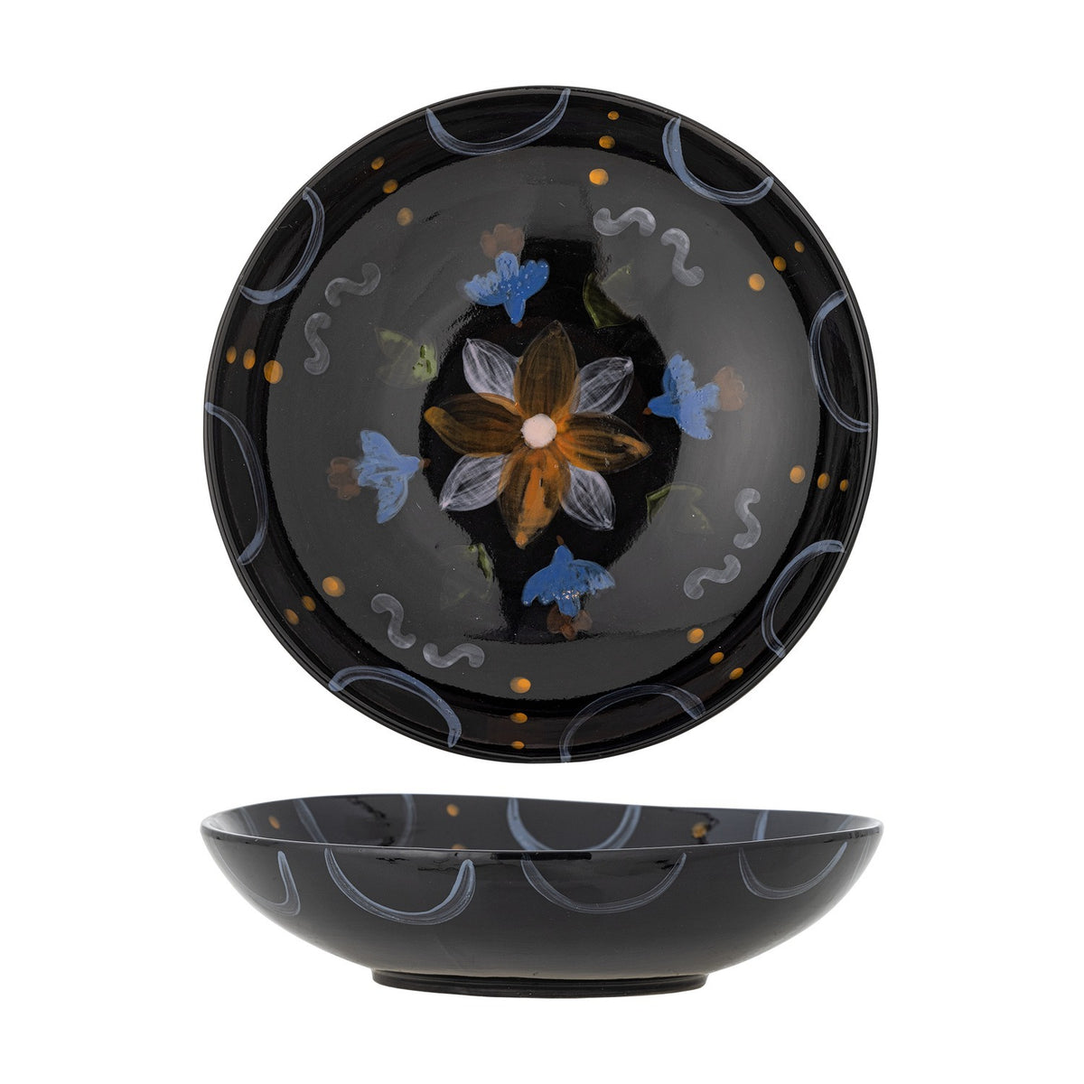 Maricala Stoneware Bowl 30cm - Black