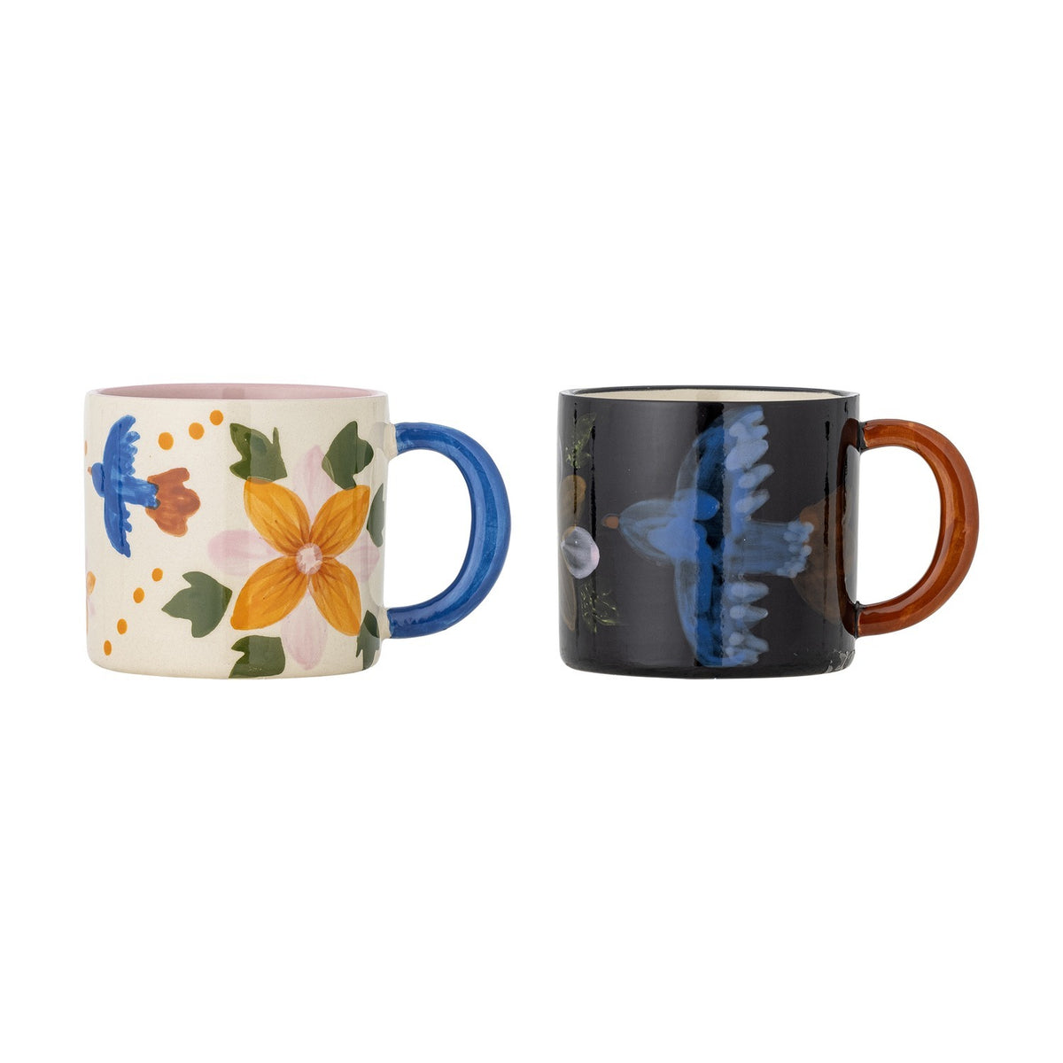 Maricala Stoneware Cups 300ml Set of 2 - Multi