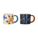 Maricala Stoneware Cups 300ml Set of 2 - Multi
