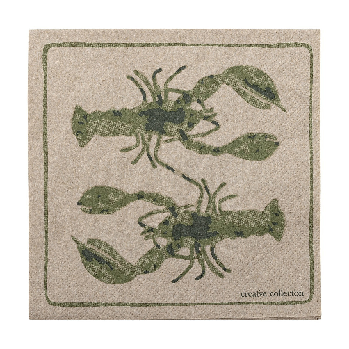 Hadden Paper Napkins Pack of 20 - Green