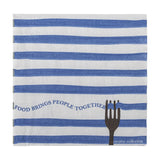 Begonia Striped Paper Napkins Pack of 20 - Multi