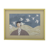 Flyvielle Wooden Framed Print - Multi