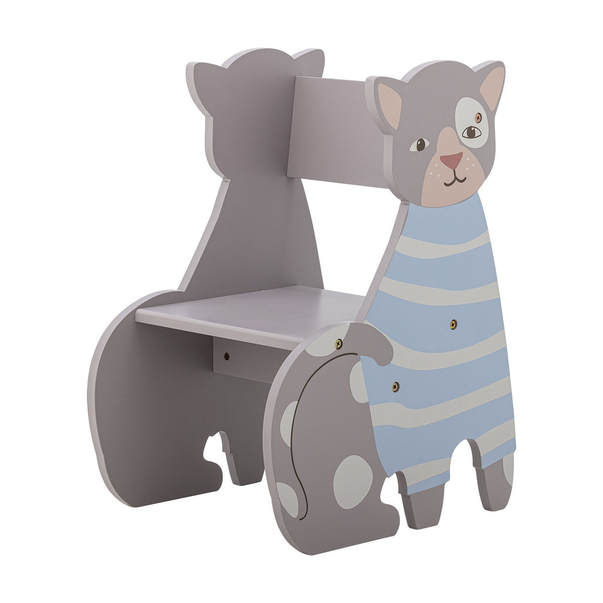 Mille Cat Kids Chair - Grey