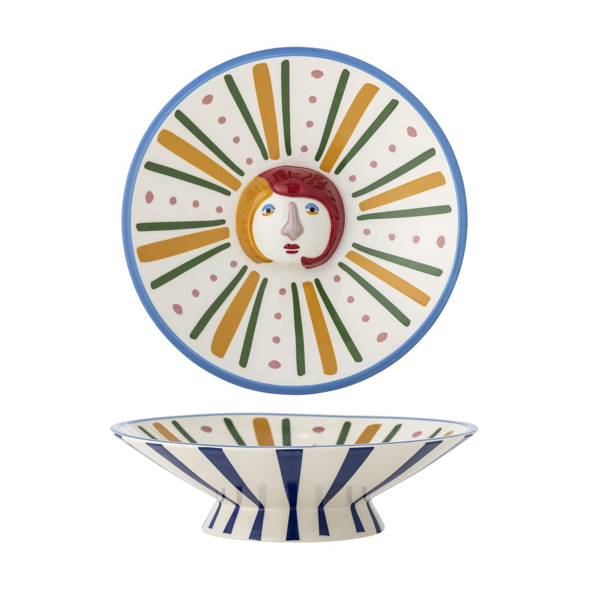 Conneli Stoneware Bowl 26.5cm - Multi