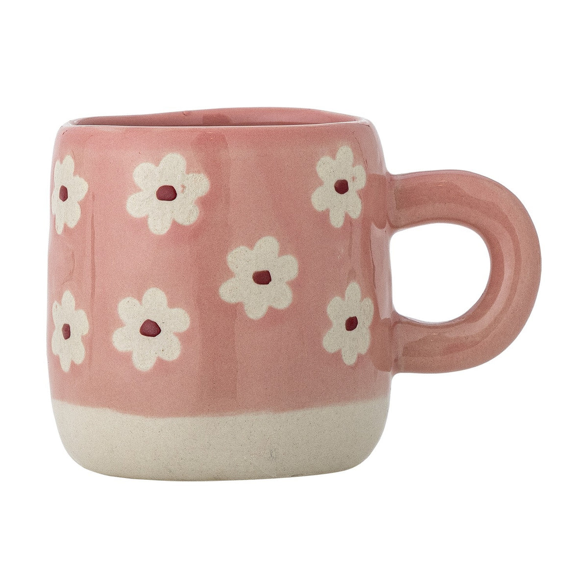 Millie Floral Stoneware Cup 110ml - Pink
