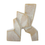 Cokolia Geometric Stoneware Ornament - Cream