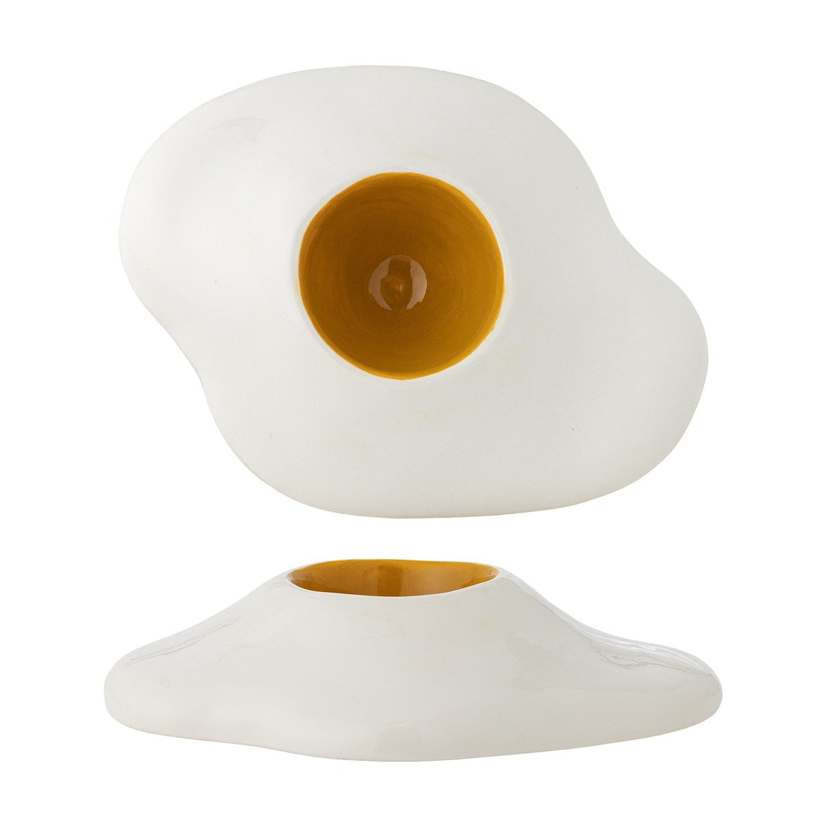 Eggert Stoneware Egg Cup - White