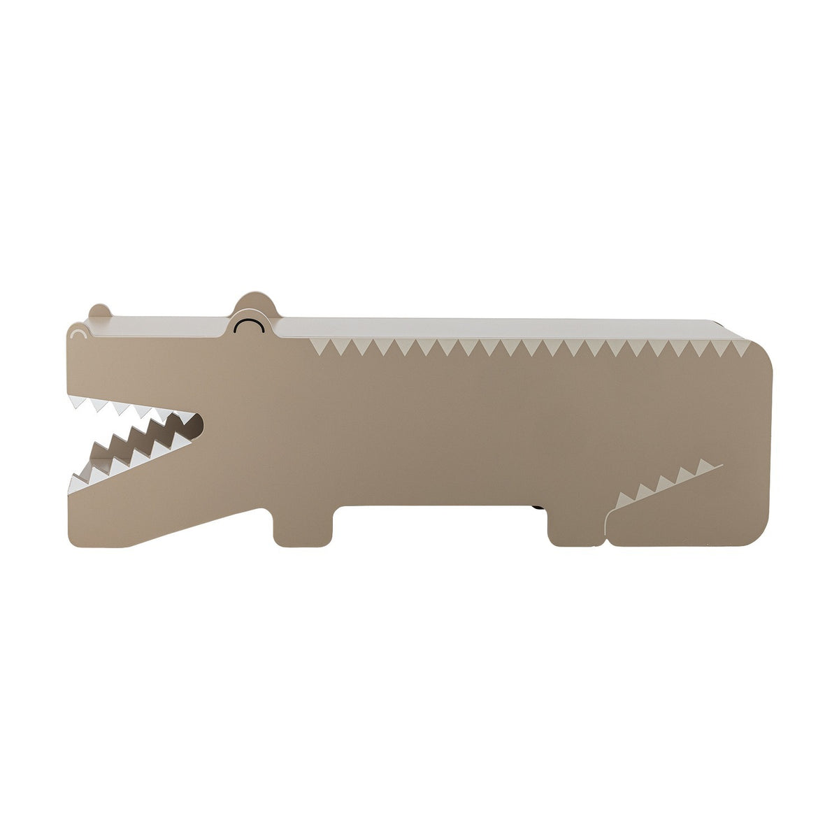 Arnie Alligator Kids Bench - Beige