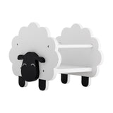 Dolly Sheep Kids Bookshelf - White