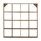 Tilo Wooden Wall Shelf 70x70cm - Brown
