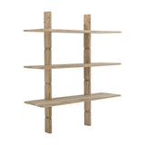 Millian Wooden Wall Shelf 110.5x96cm - Beige