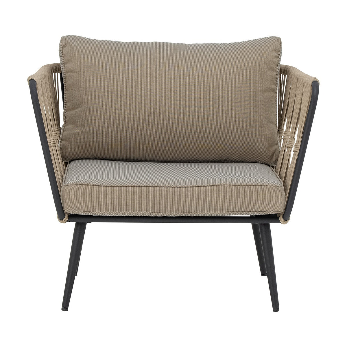 Pavone Fire-resistant Iron Garden Chair - Beige
