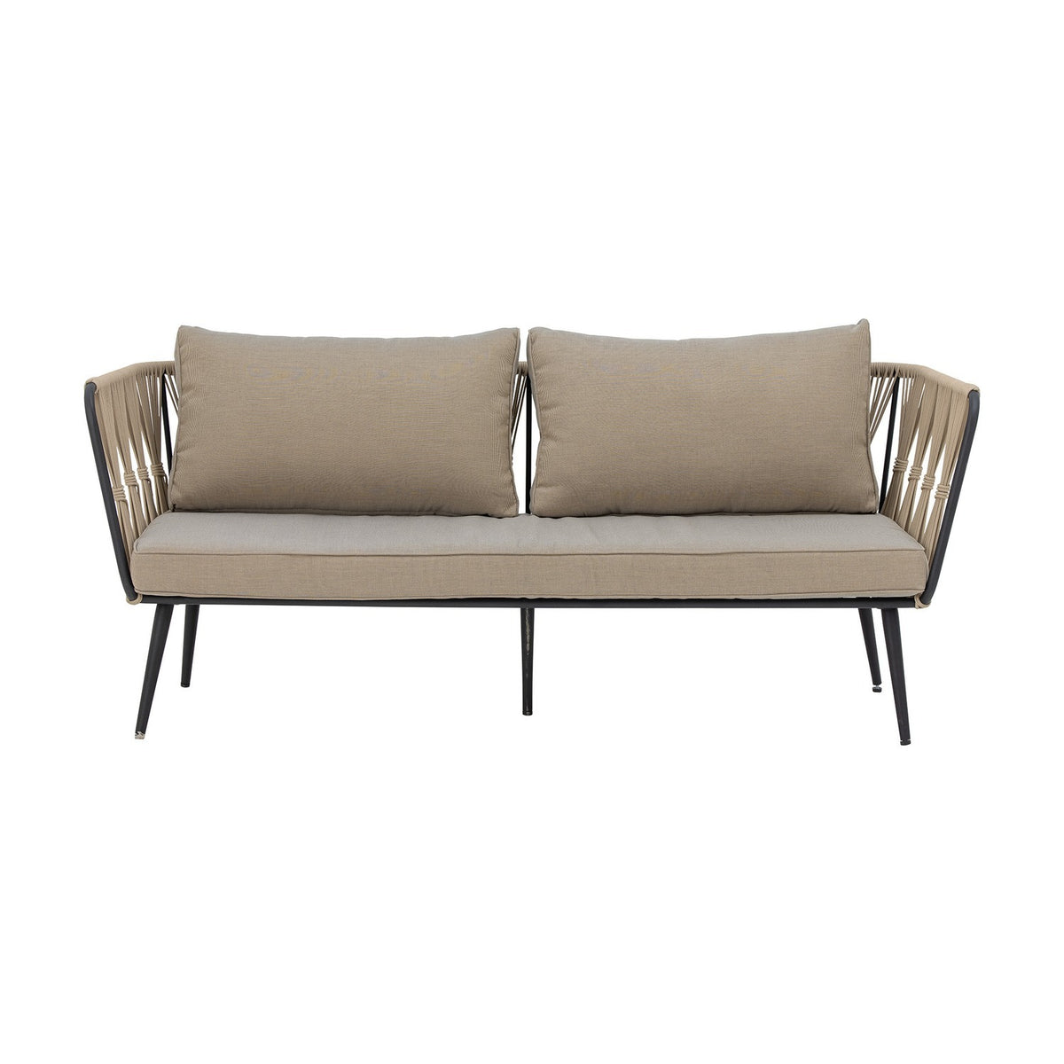 Pavone Fire-resistant Iron Garden Sofa - Beige