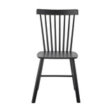 Mill Wooden Dining Chair - Black