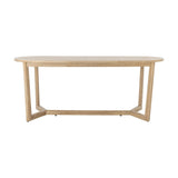 Serrone Wooden Dining Table - Beige