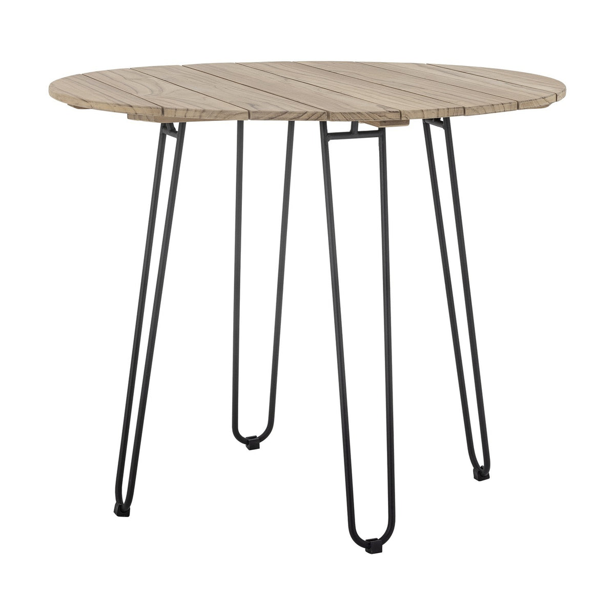 Molito Round Wooden Garden Table - Brown