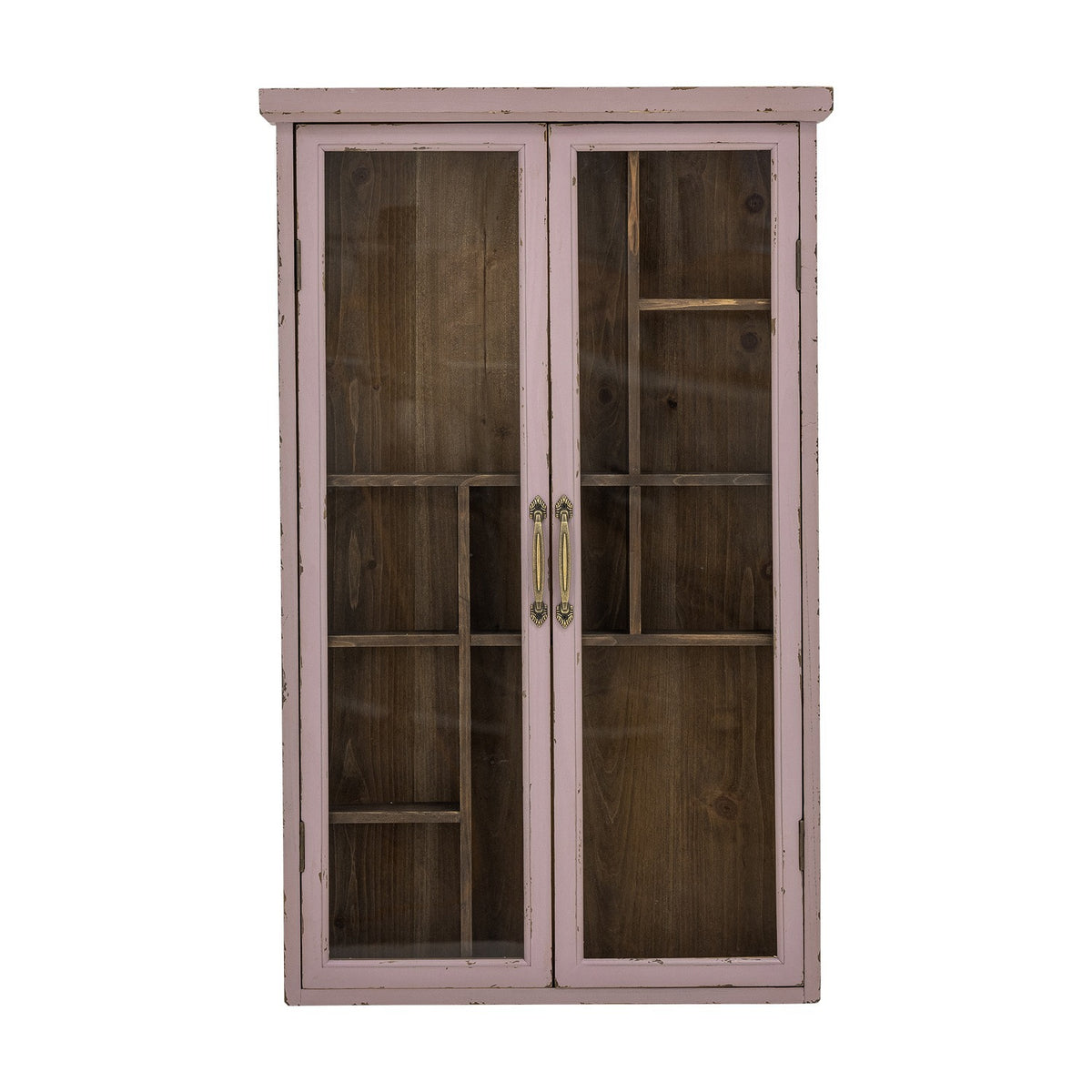 Hazem Wooden Cabinet - Pink