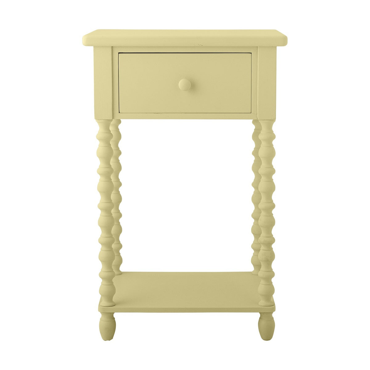 Salino Wooden Side Table - Yellow