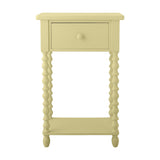 Salino Wooden Side Table - Yellow