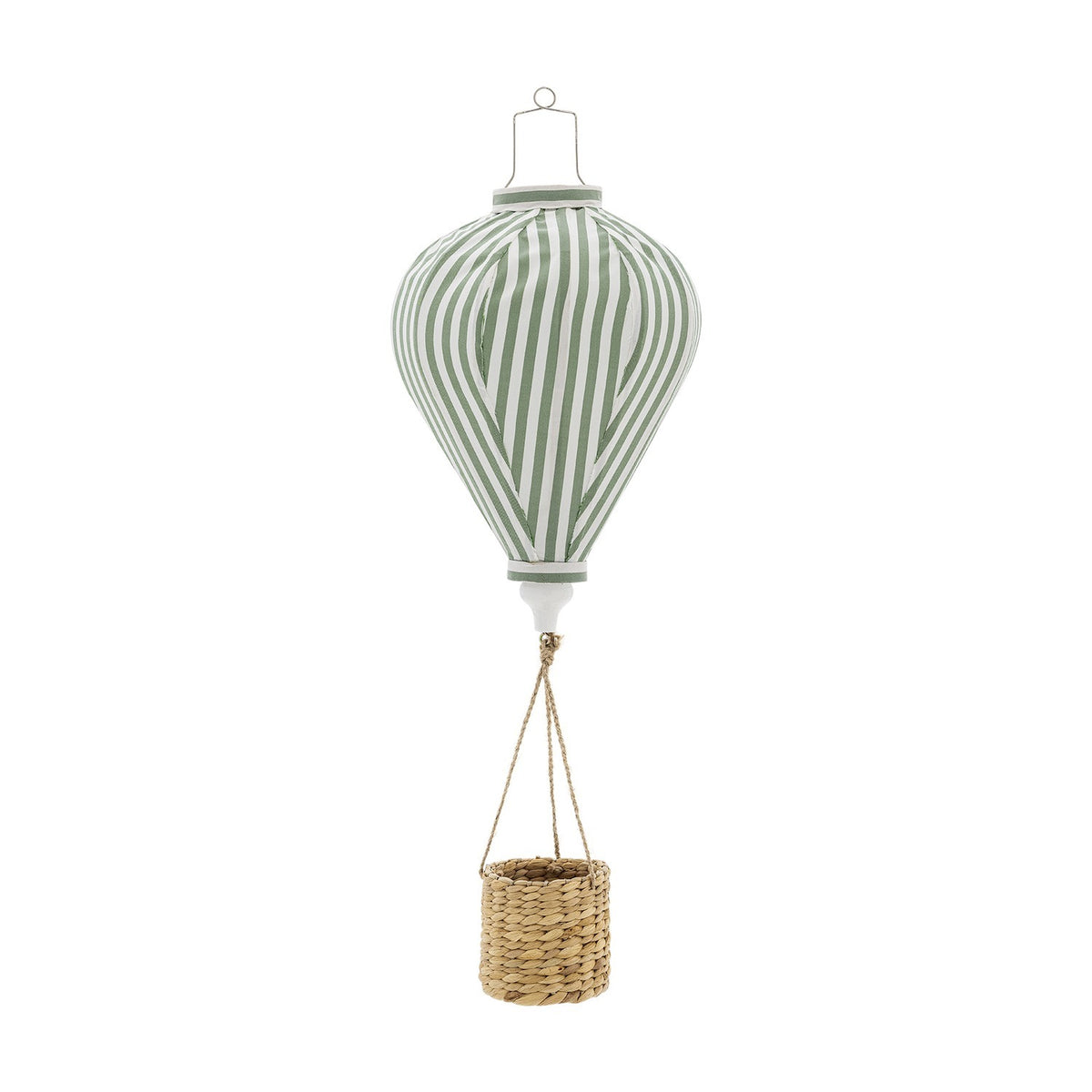 Pomp Striped Baby Mobile - Green
