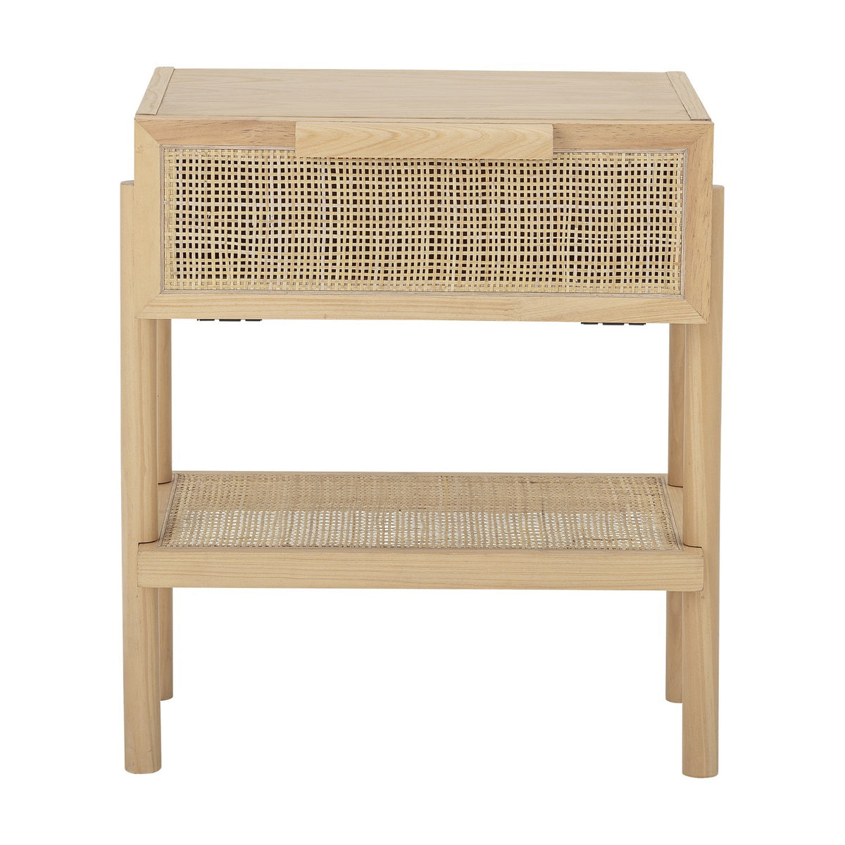 Manon Wooden Side Table - Beige