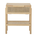 Manon Wooden Side Table - Beige
