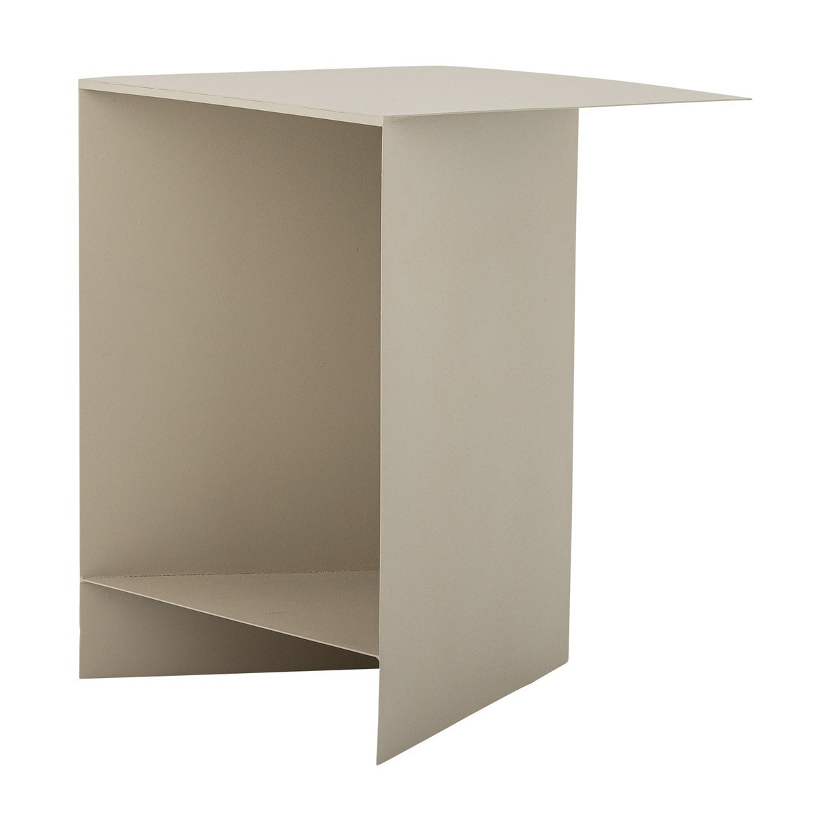 Tasha Iron Side Table - Beige
