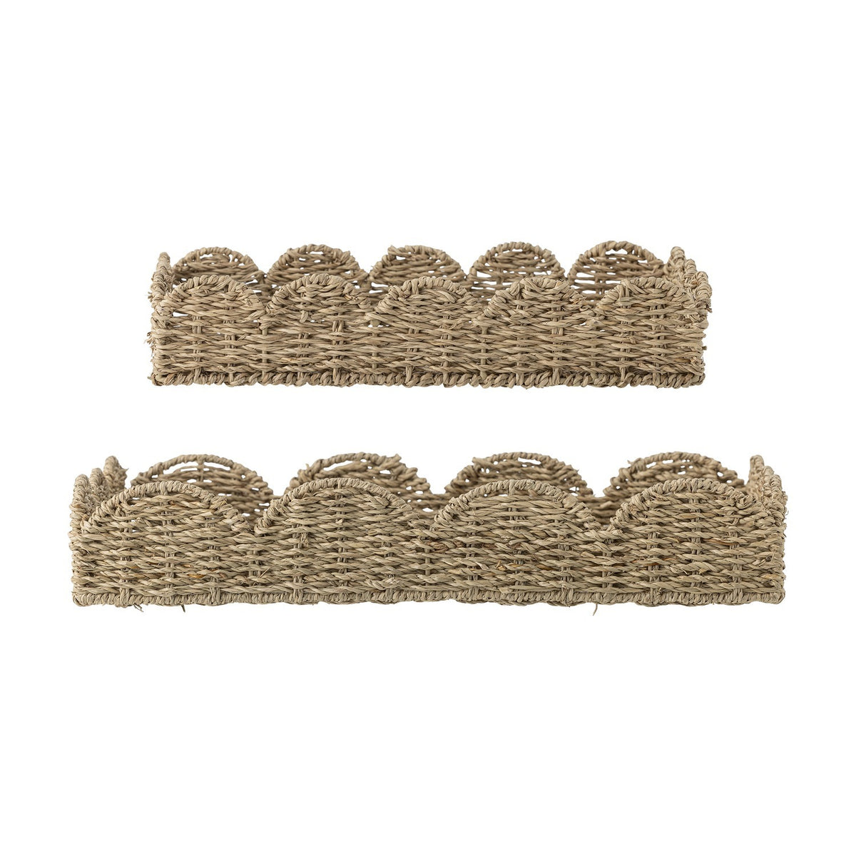 Brea Seagrass Trays Set of 2 - Natural