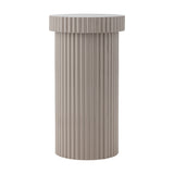 Timi Fluted Side Table - Grey