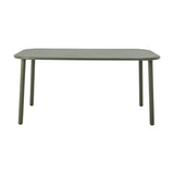 Calana Iron Garden Table - Green