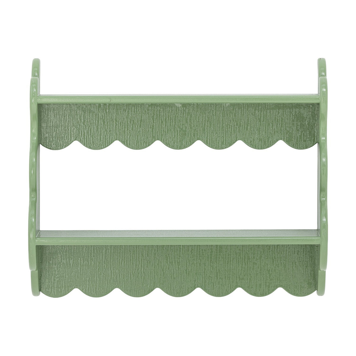 Salla Wooden Wall Shelf - Green