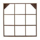 Tilo Square Wooden Wall Shelf - Brown