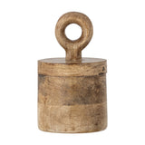 Nonnie Wooden Storage Jar with Lid 250ml - Brown