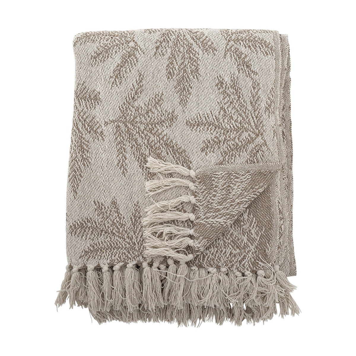 Gabriela Cotton Christmas Throw - Beige