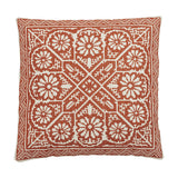 Madita Floral Cotton Cushion - Red