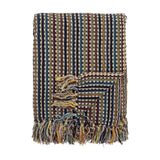 Lazzario Striped Cotton Throw - Multi