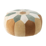 Agnes Round Cotton Pouffe - Multi