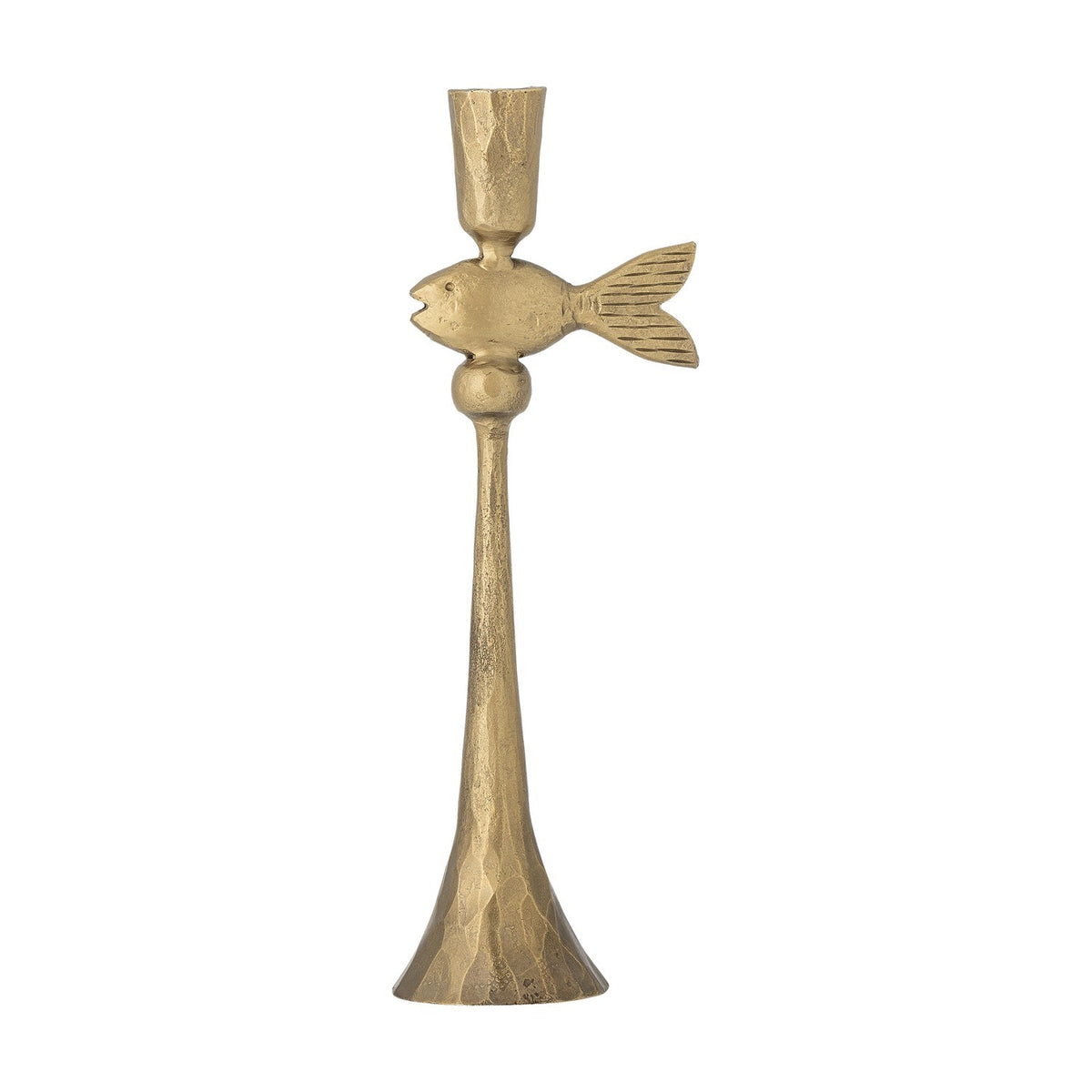 Capet Iron Candle Holder - Brass