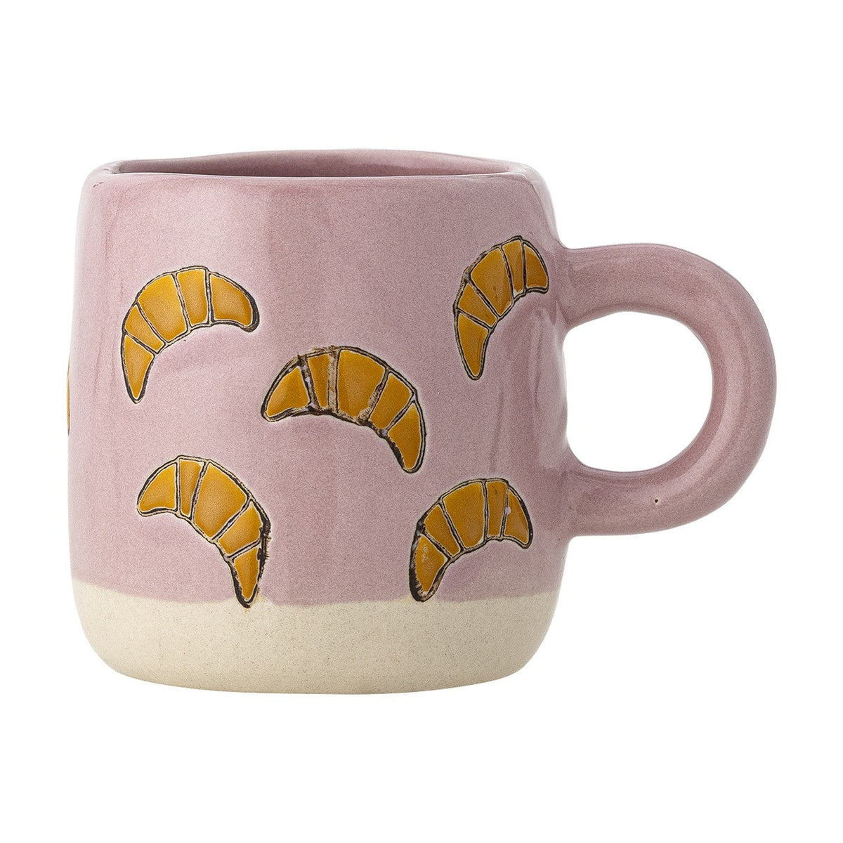 Millie Croissant Stoneware Cup 110ml - Pink