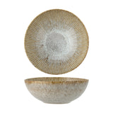 Fleur Stoneware Bowl 27cm - Beige