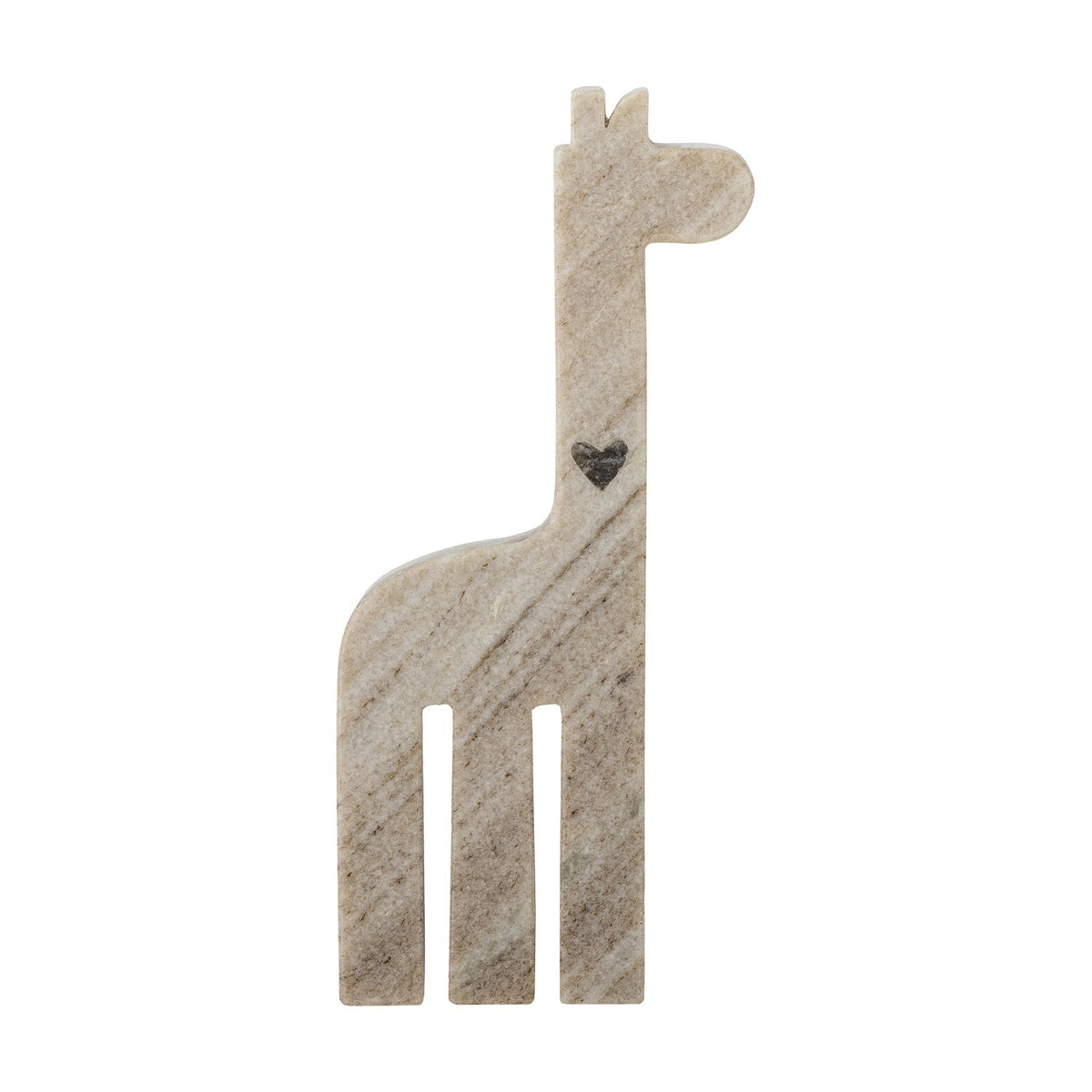 Camy Giraffe Marble Ornament - Beige