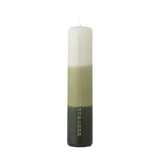 Dip Dye Christmas Candle - Green