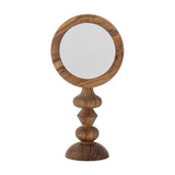 Malukka Wooden Table Mirror 20x40cm - Brown