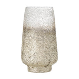 Lucina Glass Christmas Tealight Holder - Silver