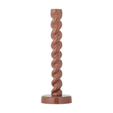 Diza Aluminium Candle Holder - Brown