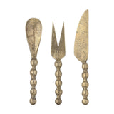 Haolin Iron Cheese Knives Set of 3 - Brass
