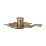 Fabius Fish Iron Candle Holder - Brass