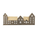 Noeli Iron Christmas Tealight Holder - Grey