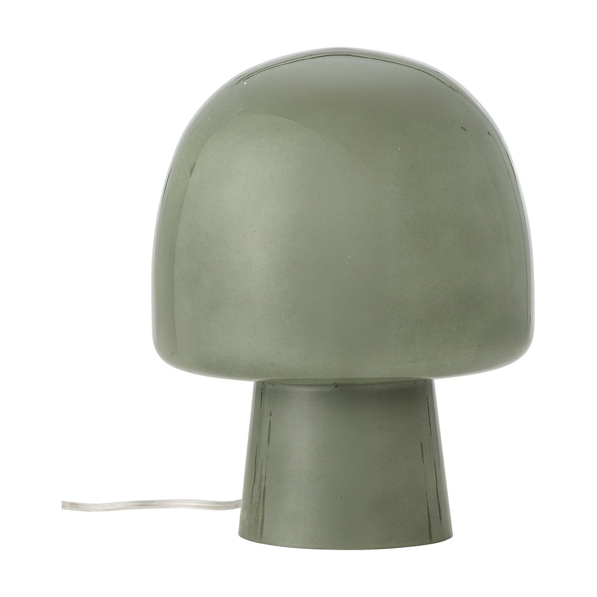 Paddy Mushroom Glass Table Lamp - Green
