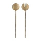 Gaith Salad Servers Set of 2 - Brass
